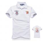 new style ralph lauren col haut tee shirt 2013 hommes cotton prl-67 white